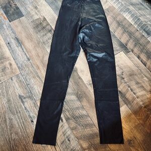 Commando Black Skinny Faux-Leather Pants